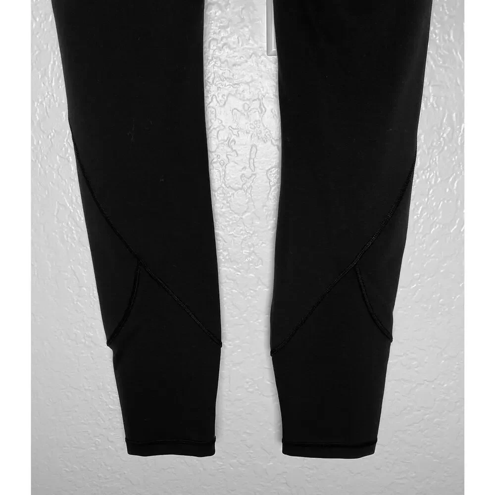 Lululemon Women's Black High Rise Leggings Yoga‎ Workout Gym Athleisure Luxtreme